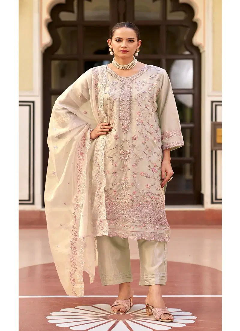 D 2155 A To D By Deepsy Organza Pakistani Suits Exporters In India Catalog